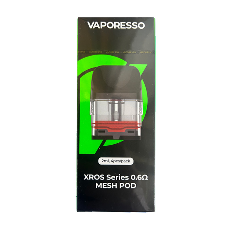 Vaporesso Xros Series Pod Cartridge for Xros / Xros 2 / Xros Mini / Xros 3 / Xros 3 Mini / Xros Nano / Xros 3 Nano / Xros Pro / Xros Cube / XROS 4 / XROS 4 Mini 2ml / 3ml (4pcs/pack)