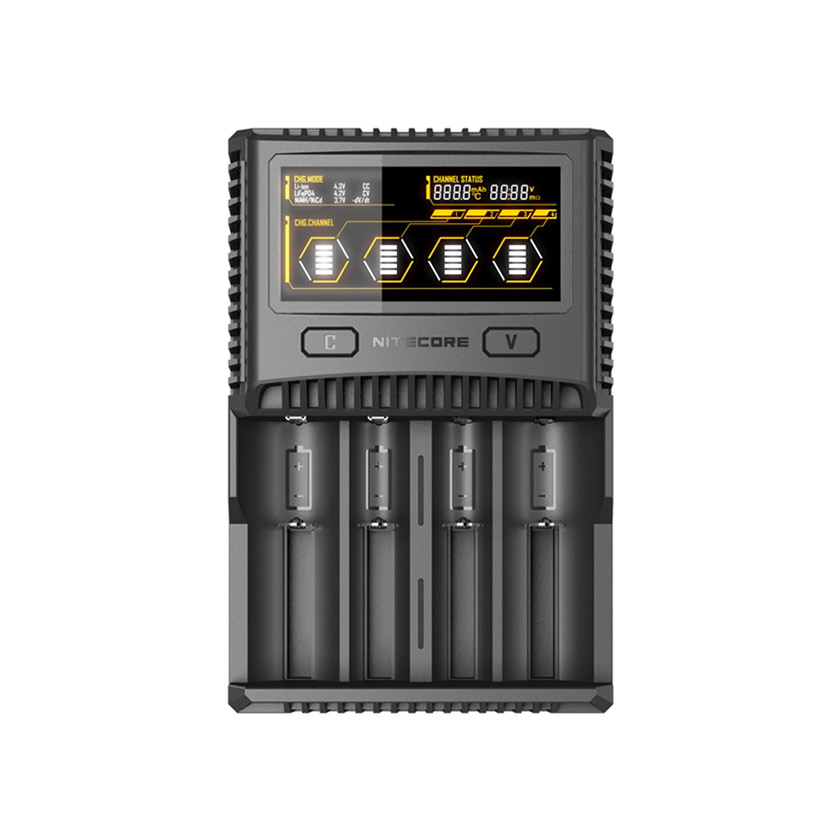Nitecore SC4 6A Quick Charge Intelligent Battery Charger EU Plug