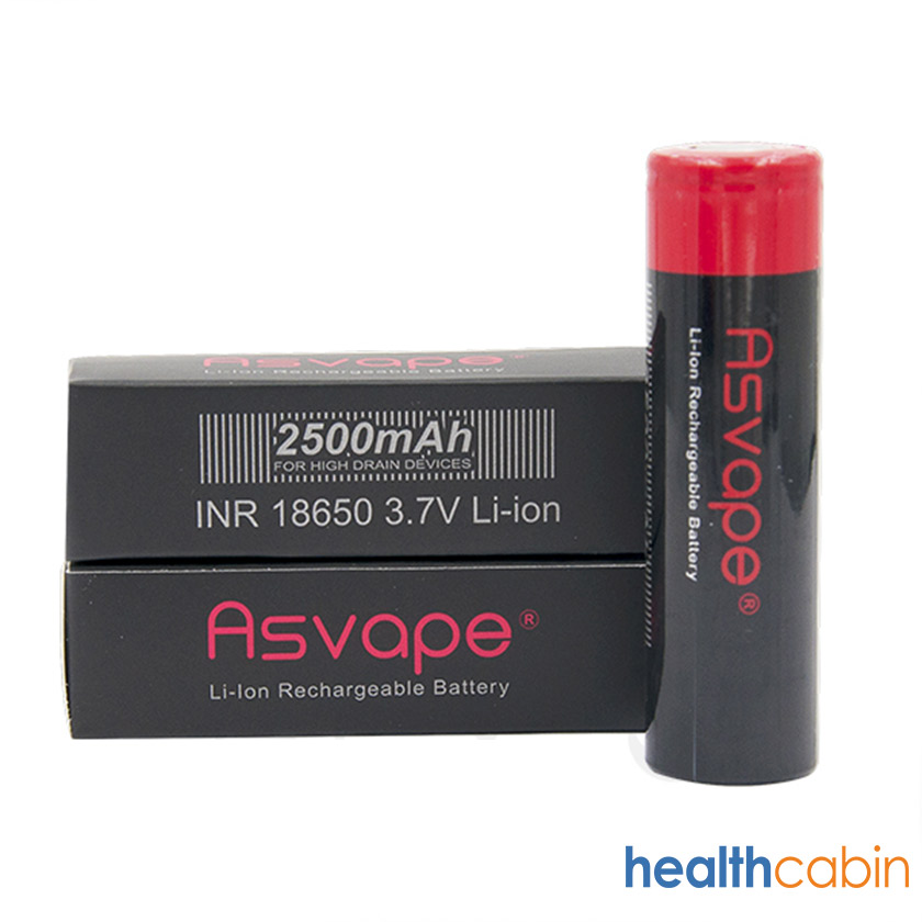 Asvape INR 18650 2500mAh 45A Flat Top Li-ion Rechargeable Battery