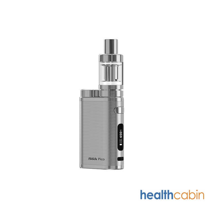 Eleaf iStick Pico 75W Mod Kit with Melo 3 Tank Atomizer Brushed Silver