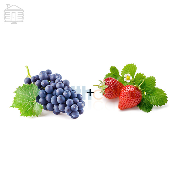50ml HC Grape Strawberry Mix E-Liquid (40PG/60VG)