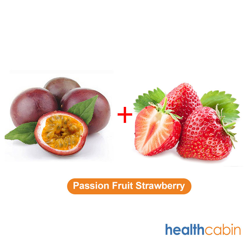 50ml HC Passion Fruit Strawberry E-Liquid (75PG/25VG)