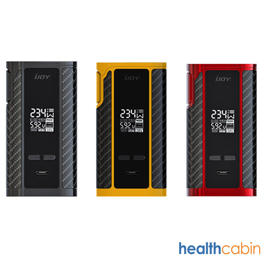 IJOY Captain PD270 234W Box Mod with 20700 Battery 6000mAh Red,Yellow ,Black