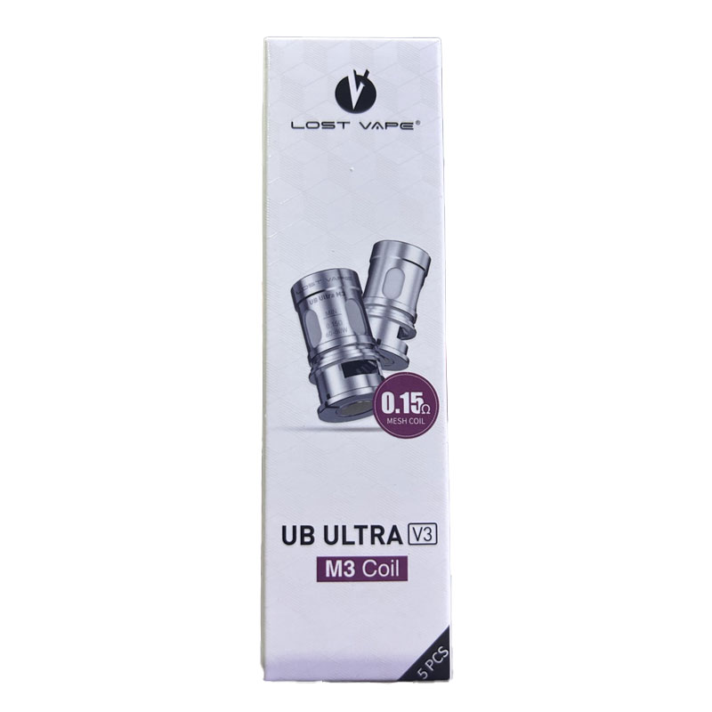 Lost Vape UB Ultra V3 Replacement Coil for Centaurus Q80 Kit / UB Ultra Empty Catridge (5pcs/pack)