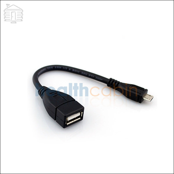 USB2.0 A Female to 5 Pin B Male OTG Host Extension Adapter Cable