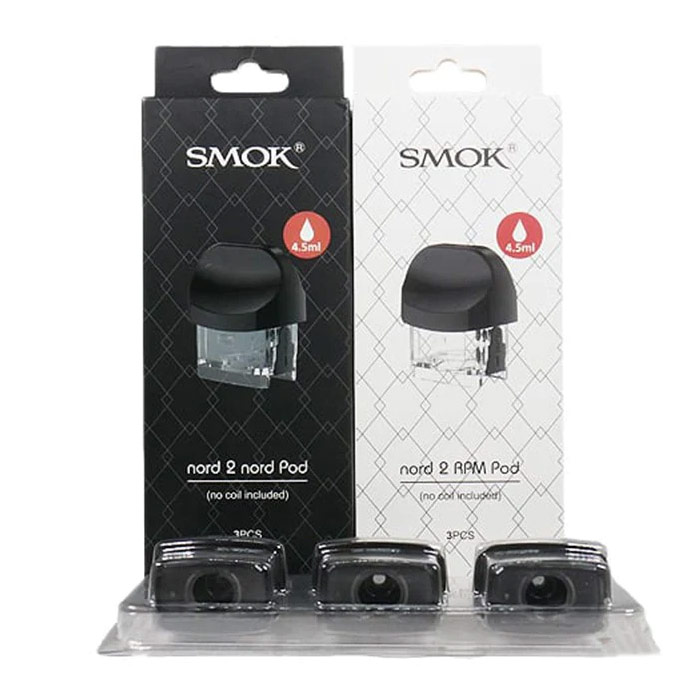 SMOK Nord 2 Empty Pod Cartridge 4.5ml (3pcs/pack)