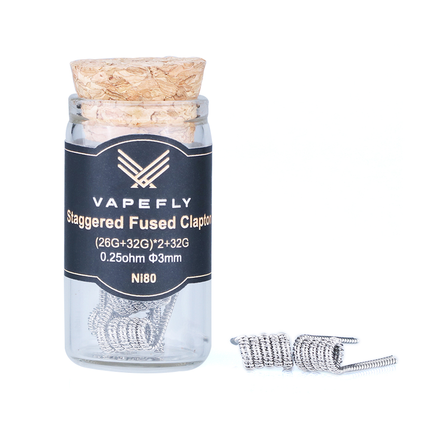 Vapefly Staggered Fused Clapton Coil (6pcs/pack)