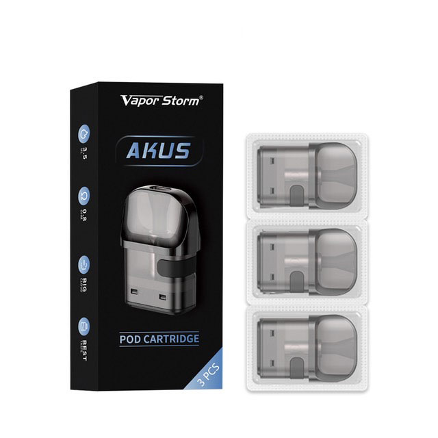 Vapor Storm Akus Pod Cartridge 3.5ml (3pcs/pack)