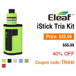 Eleaf istick tria kit coupon