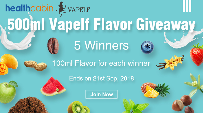 500ml Vapelf Flavor Giveaway