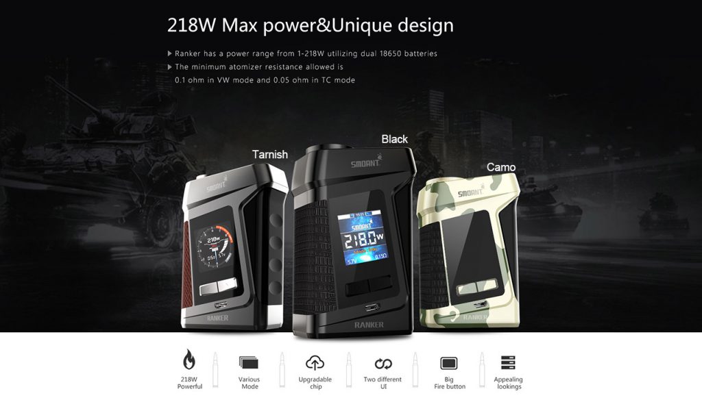 Smoant Ranker TC Box Mod