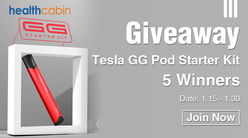 Tesla-GG-Pod-Kit-Giveaway-800·445 Tesla GG Pod Starter Kit Giveaway