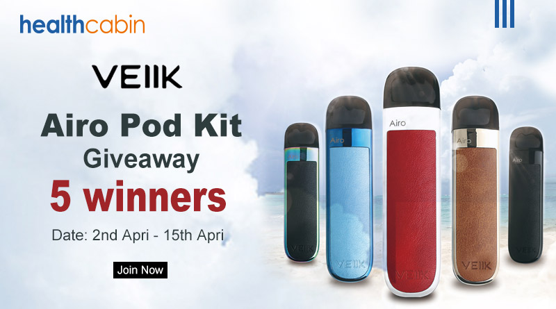 VEIIK Airo Pod Kit Giveaway VEIIK Airo Pod Kit Giveaway
