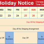 Chinese new year holiday notice