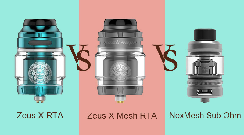 Zeus mesh RTA & Zeus X RTA & OFRF Sub Ohm Tank