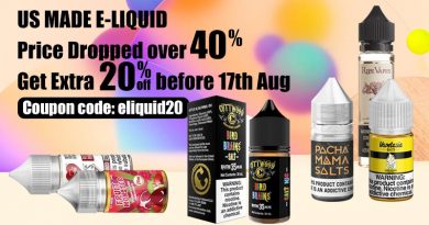 US Made E-liquid Price Dropped over 40% us eliquid price dropped