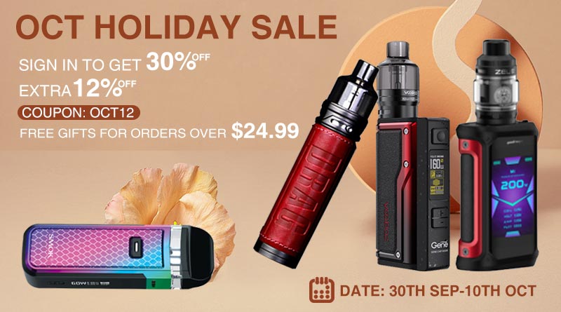 OCT Holiday Sale