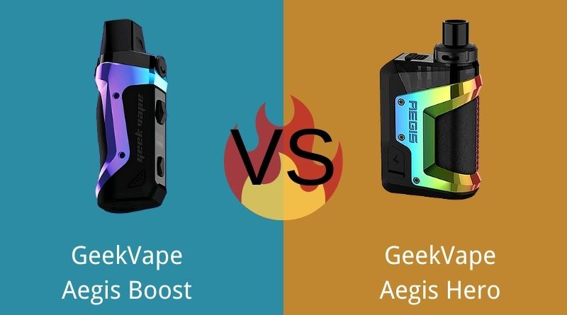 Geekvape Aegis Hero VS Aegis Boost