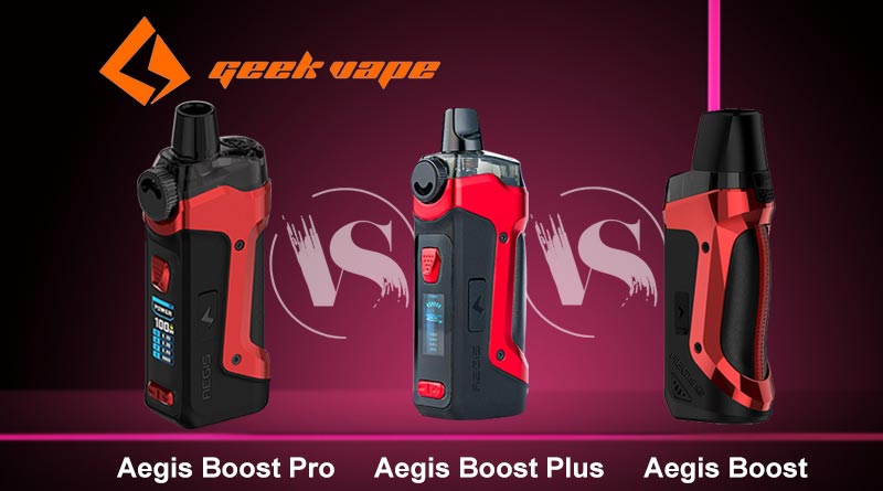 Geekvape Aegis Boost Series Comparison