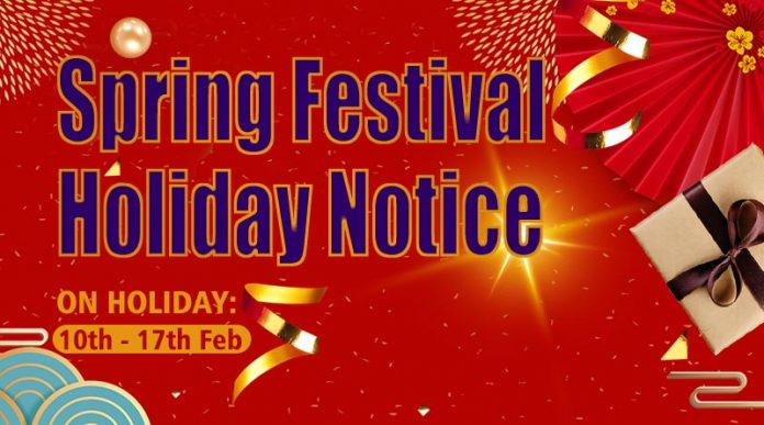 Spring Festival Holiday Notice