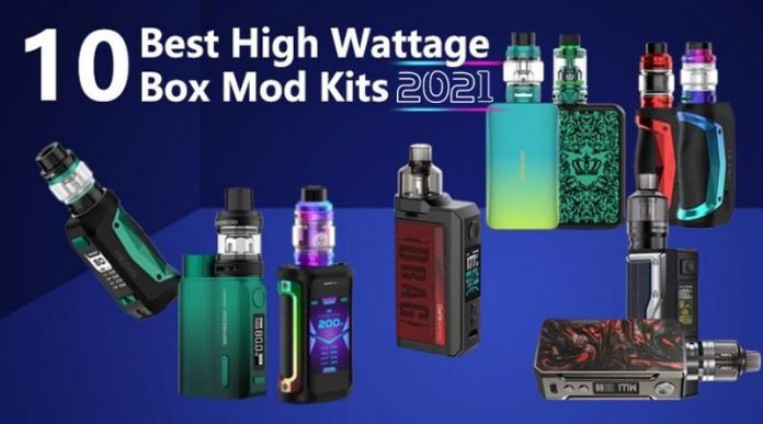 10 Best High Wattage Box Mod Kits 2021 10 Best High Wattage Box Mod Kits 2021
