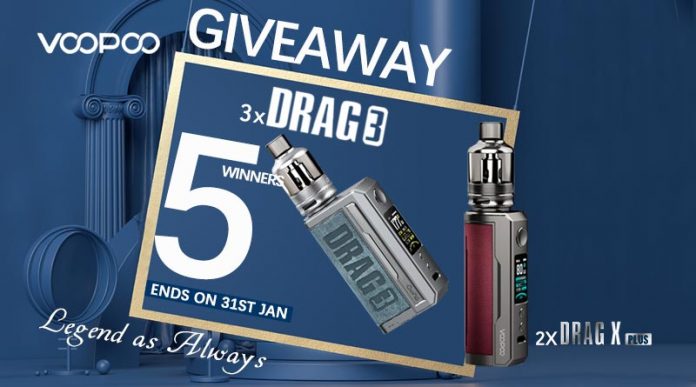 Voopoo Drag 3 & Drag X Plus Giveaway