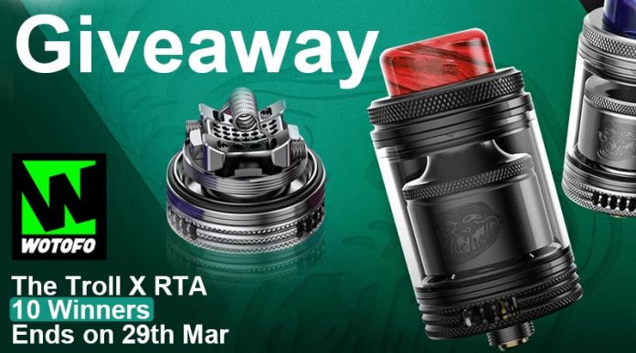Wotofo The Troll X RTA Giveaway