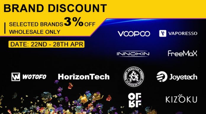 April Brand Discount - Round 2