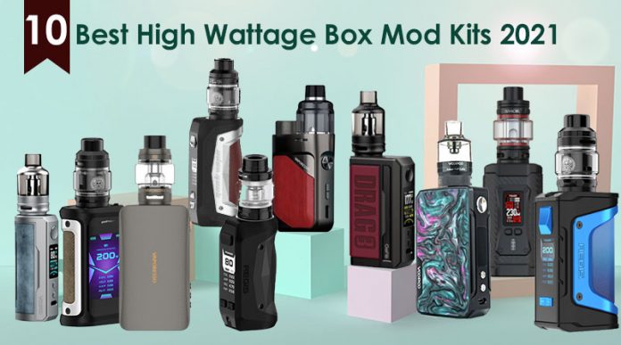 10 Best High Wattage Box Mod Kits 2021 Healthcabin - Diy Vape Mod Supplies