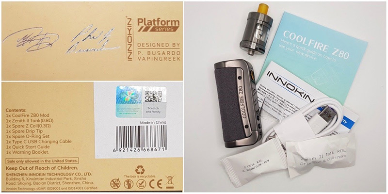 Innokin Coolfire Z80 Kit Review by Antony