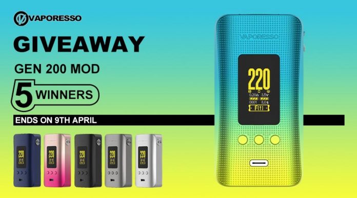 Vaporesso GEN 200 Mod Giveaway-1