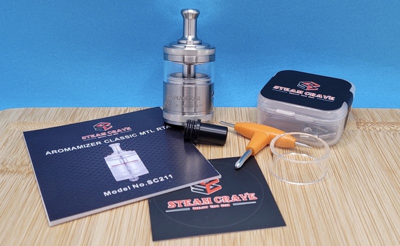 Steam Crave Aromamizer Classic MTL RTA Review by Antony