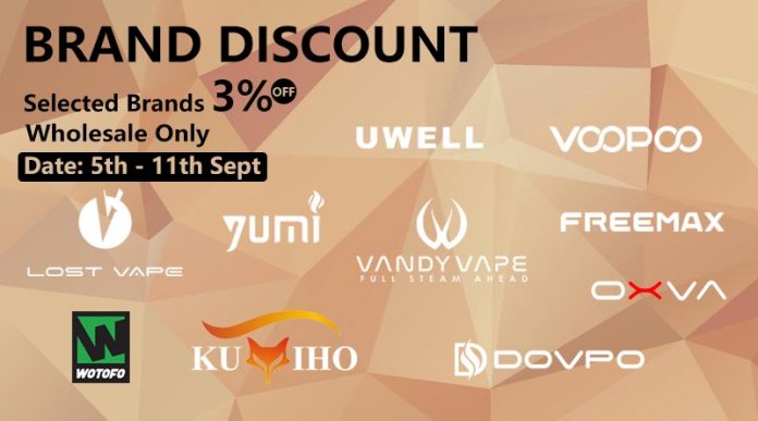 September Brand Discount