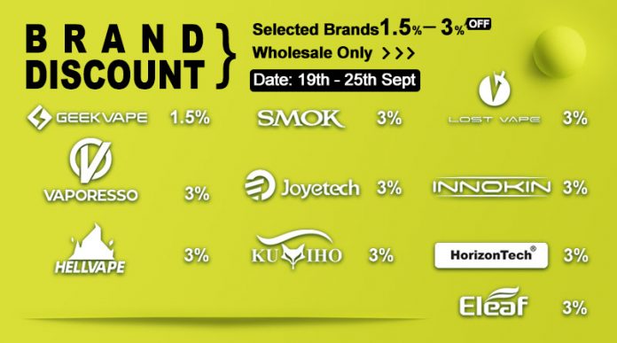 September Brand Discount - Round 2