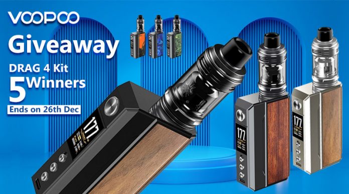 VOOPOO Drag 4 Kit Giveaway-1 VOOPOO Drag 4 Kit Giveaway-1