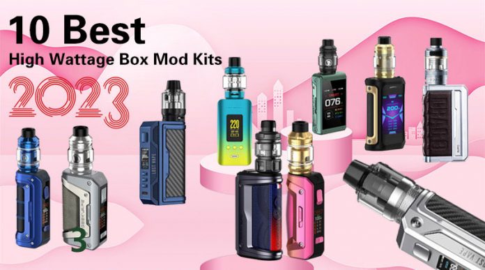 10 Best High Wattage Box Mod Kits 2023 10 Best High Wattage Box Mod Kits 2023