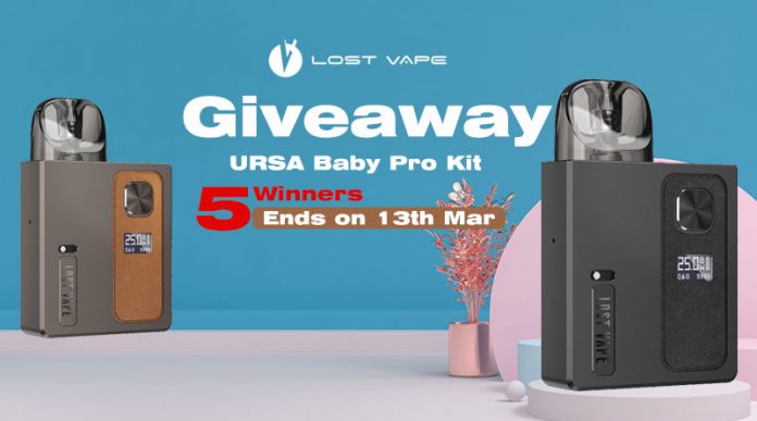 Lost Vape Ursa Baby Pro Kit Giveaway-1 Lost Vape Ursa Baby Pro Kit Giveaway-1