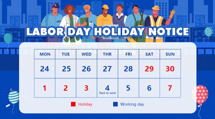 Labor Day Holiday Notice 2023-update