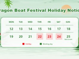 Dragon Boat Festival Holiday Notice 2023
