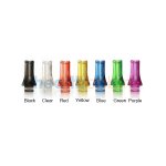 Tall Hat Flat Style Transparent 510 Drip Tip