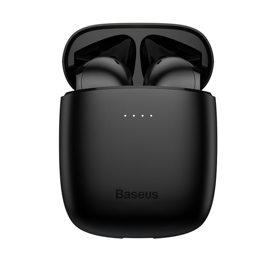 Baseus W04 Wireless Earphone (With Wirless Charger)  (400mAh)
