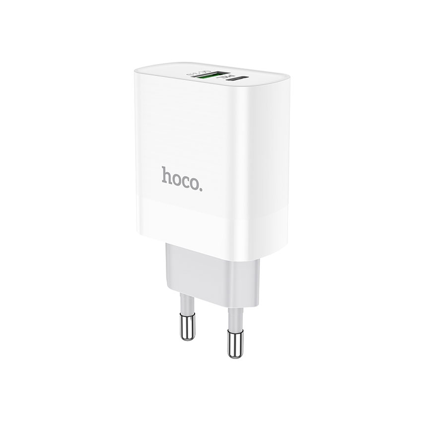 HOCO C80A Rapido PD+QC3.0 Fast Charger For 7/7 Plus/6S/6S Plus/6 Plus/6/SE (2020)/ 11/ 11Pro/11ProMax/XsMax,/XR/ XS/X/8/8 Plus/ AirPods/Ipad/Samsung/LG/HTC/Huawei/Moto/xiao MI and More