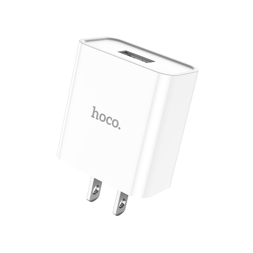 HOCO C81 Asombroso Single Port Fast Charger For 7/7 Plus/6S/6S Plus/6 Plus/6/SE (2020)/ 11/ 11Pro/11ProMax/XsMax,/XR/ XS/X/8/8 Plus/ AirPods/Ipad/Samsung/LG/HTC/Huawei/Moto/xiao MI and More