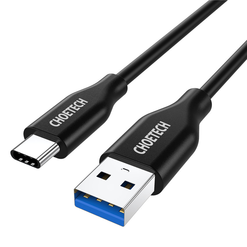 CHOETECH AC3001 Nickel-plated Connectors, USB to TYPE-C  Cable