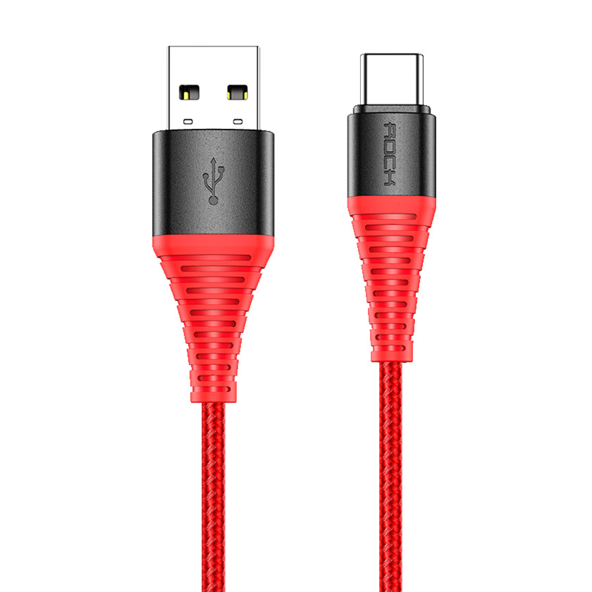 ROCK Hi Tensile Type C 5A Charge,Sync Round Cable 100cm