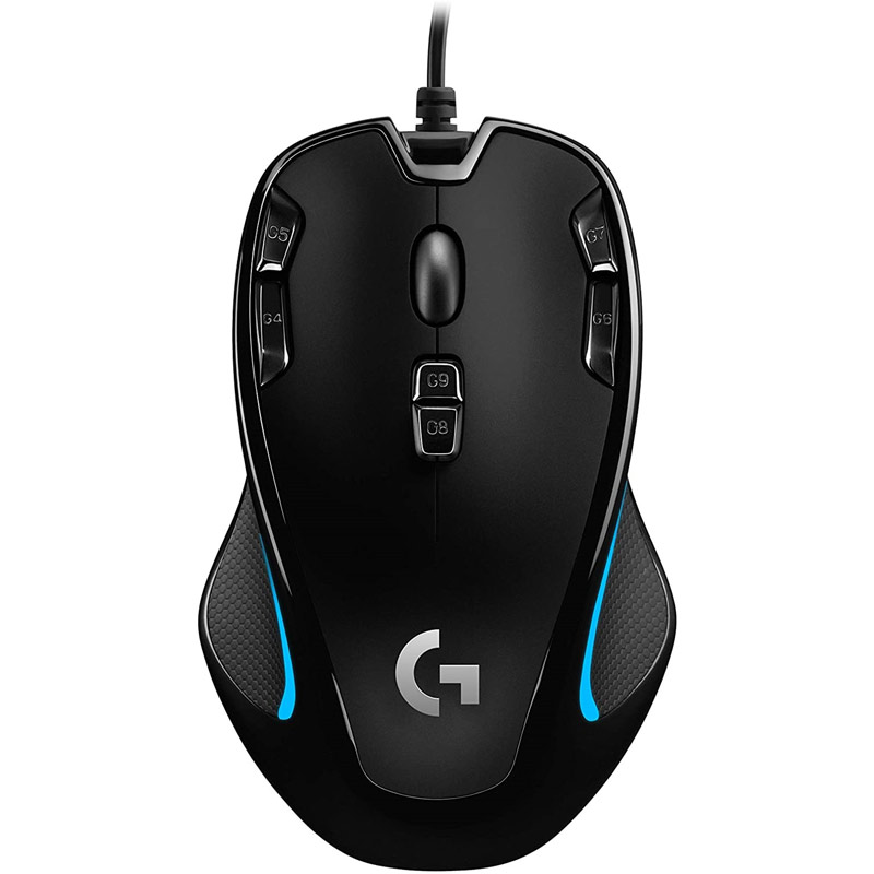 Logitech G300s Optical Ambidextrous Gaming Mouse – 9 Programmable Buttons, Onboard Memory