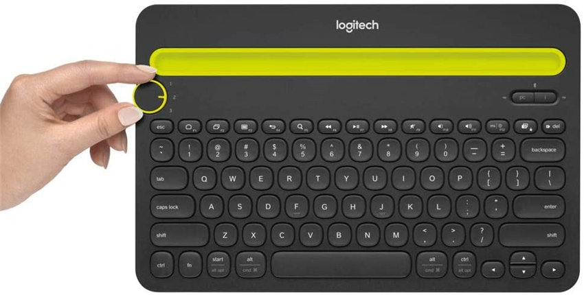 Megalopolis charme Aan de overkant Logitech Black Bluetooth Multi-Device Keyboard K48