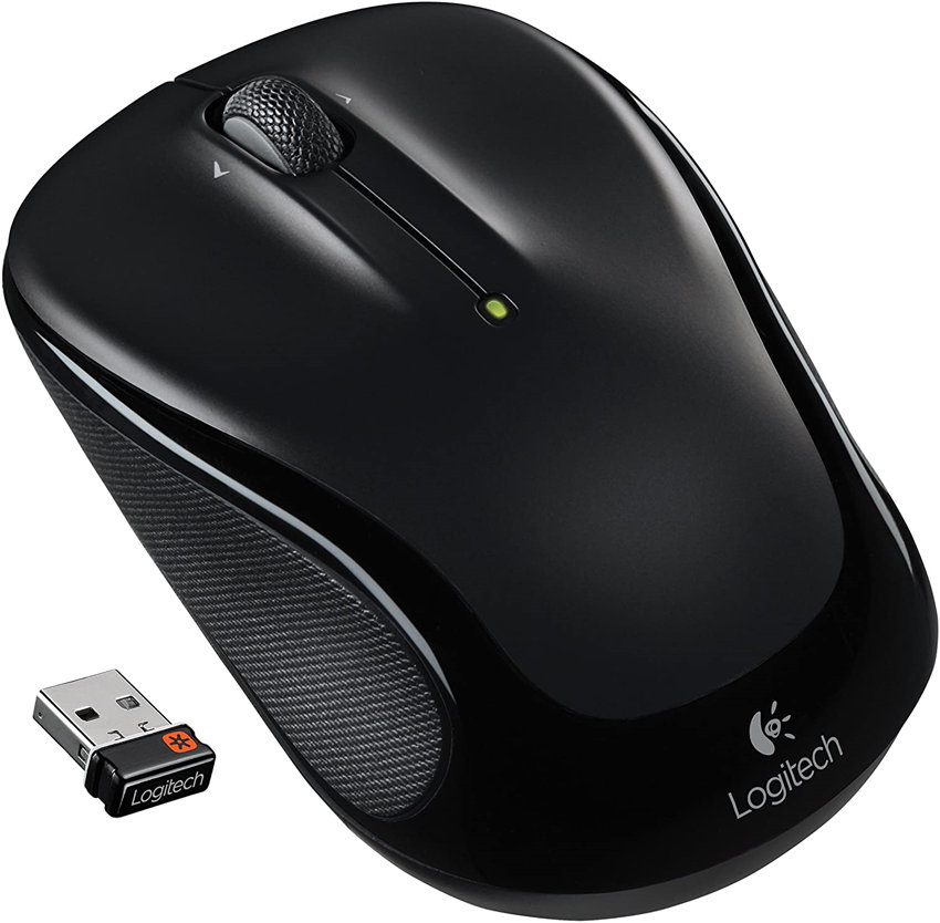 Logitech M325 Wireless Mouse for Web Scrolling - Black