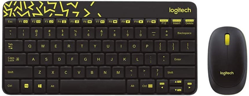 Logitech MK240 NANO Mouse and Keyboard Combo Black Color