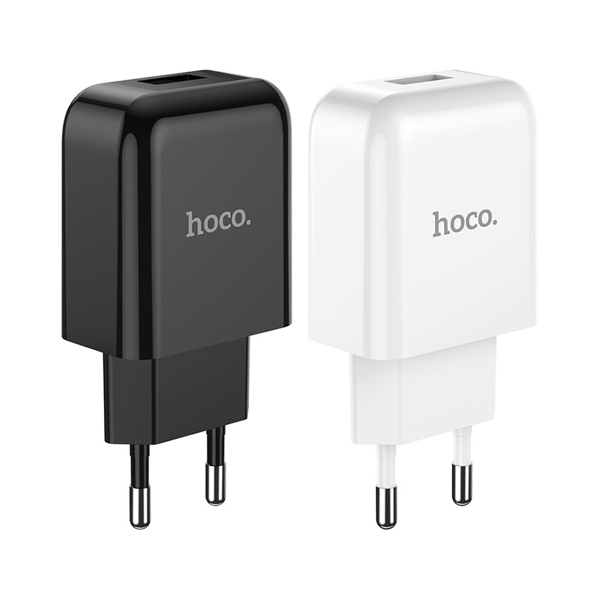 HOCO N2 Vigour Single Port Fast Charger For 7/7 Plus/6S/6S Plus/6 Plus/6/SE (2020)/ 11/ 11Pro/11ProMax/XsMax,/XR/ XS/X/8/8 Plus/ AirPods/Ipad/Samsung/LG/HTC/Huawei/Moto/xiao MI and More